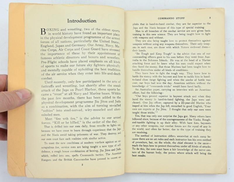 US WW2 Book 'Commando Stuff' 1942