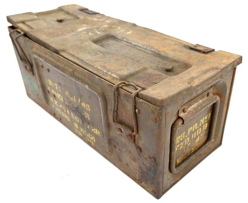 British WW2 25pds Grenade Box with Frame