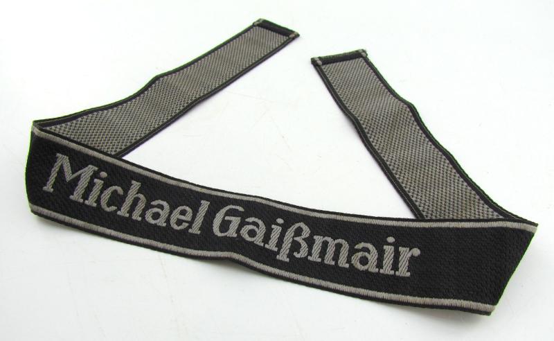 Waffen-SS cufftitle SS-Gebirgs-Regiment 12 ‘Michael Gaissmair’, 6. SS-Gebirgs-Division ‘Nord’