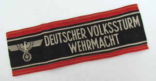 'Deutscher Volkssturm Wehrmacht' Armband