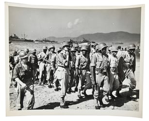 US WW2 Press Photo 'Senegalese Tribemen'