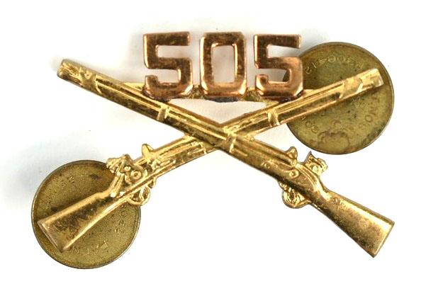 US WW2 505th Parachute Infantry Regiment Officers Pin