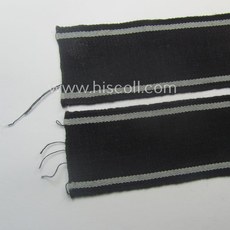 Stunning, Waffen-SS 1944-pattern cuff-title (ie. 'Ärmelstreifen') as executed in typical semi-'BeVo'-weave-pattern as was intended for members within the: 'SS-Panzer-Gren.-Rgt. 24' “Danmark” (part of the 11. SS-Frw.-Pz.-Gren.-Division “Nordland”)
