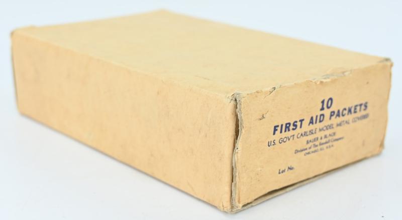 US WW2 Carton Box First Aid Packages