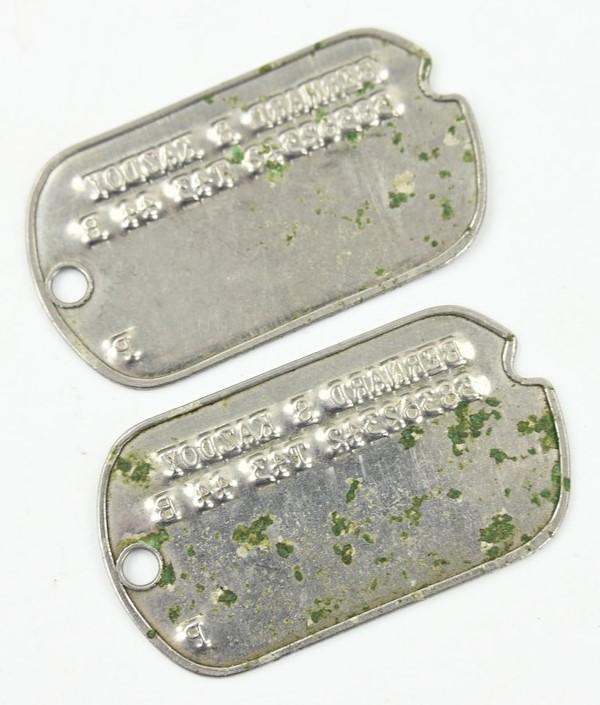 US WW2 Dog-Tag Set of 'Bernard S. Kazdoy'