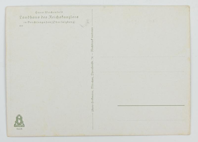 German Third Reich Era Postcard 'Der Berghof'