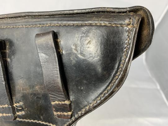 WH (Heer)/Waffen-SS Leather P08 Holster -1942-