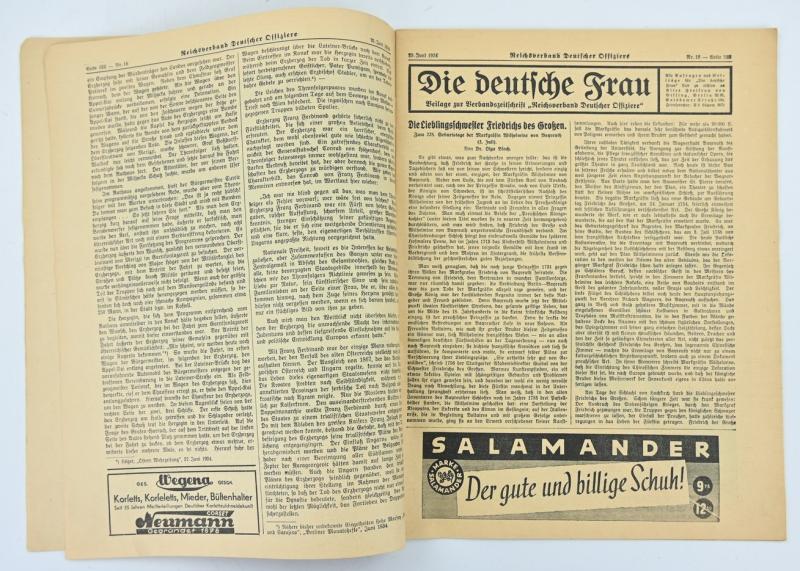 German Newspaper 'Reichsverband Deutsche Offiziere'
