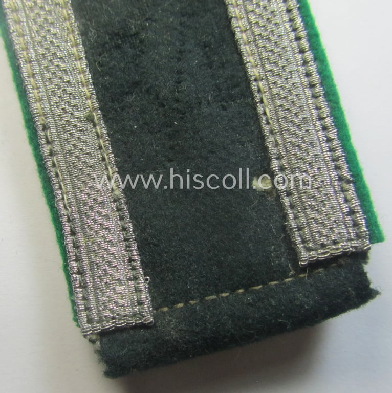 Single, WH (Heeres) NCO-type (ie. 'M40'-pattern) shoulderstrap: 'Unteroffizier eines Jäger- o. Gebirgsjäger-Rgts.'