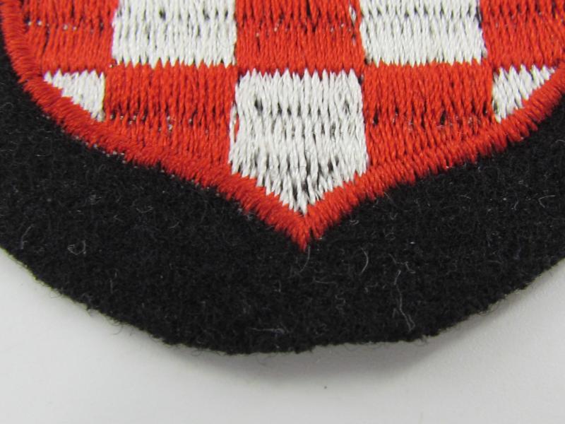 Waffen-SS 'Croatian' Volunteer Sleeve Shield
