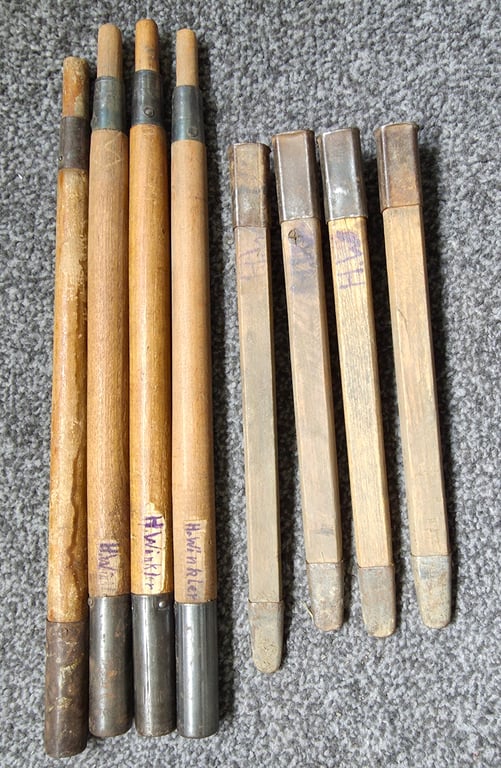 Wehrmacht tent poles and pegs in original pouch