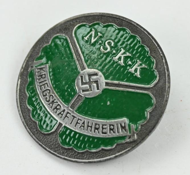 German NSKK Female Truck Driver Broche