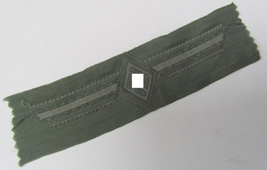 Attractive - and scarcely encountered! - national emblem (ie. breast-badge ie. 'Hoheitsabzeichen') as intended for the various 'Eastern Volunteers' (ie. 'Ostvölker-Truppen'), as executed in neat 'BeVo'-weave pattern 