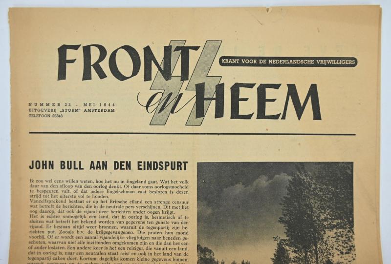 Dutch SS Newspaper 'Front en Heem'