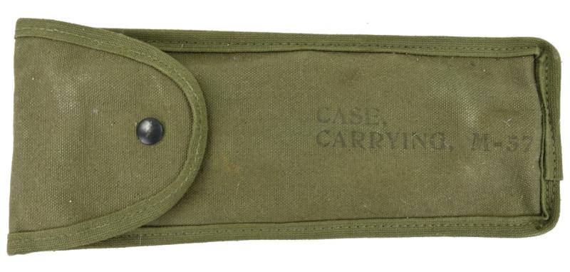 US Army Vietnam M57 Mortar Artillery Canvas Carrying Casewith WW2 folding wire cutter
