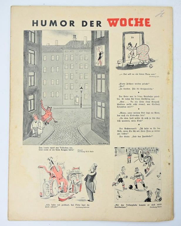 German Third Reich Magazine 'Die Woche' 1940