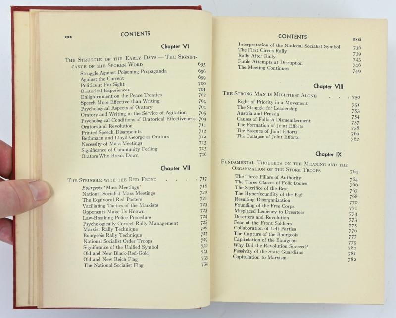 American WW2  Adolf Hitler Mein Kampf Book