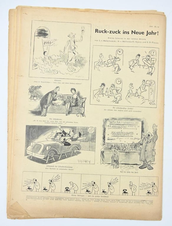 German Berliner Illustrierte Zeitung Newspaper 1940