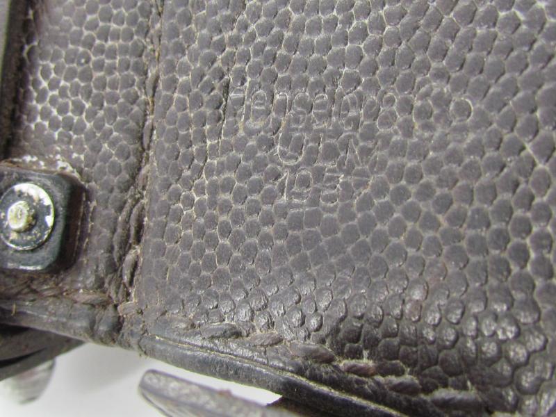 Chocalate Brown Luftwaffe K98 Ammunition Pouch...LBA Marked