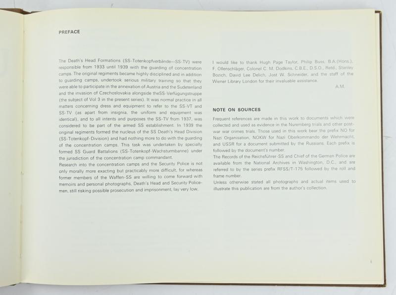 Collector's Book "Uniforms of the SS,Volume 4'' 1971