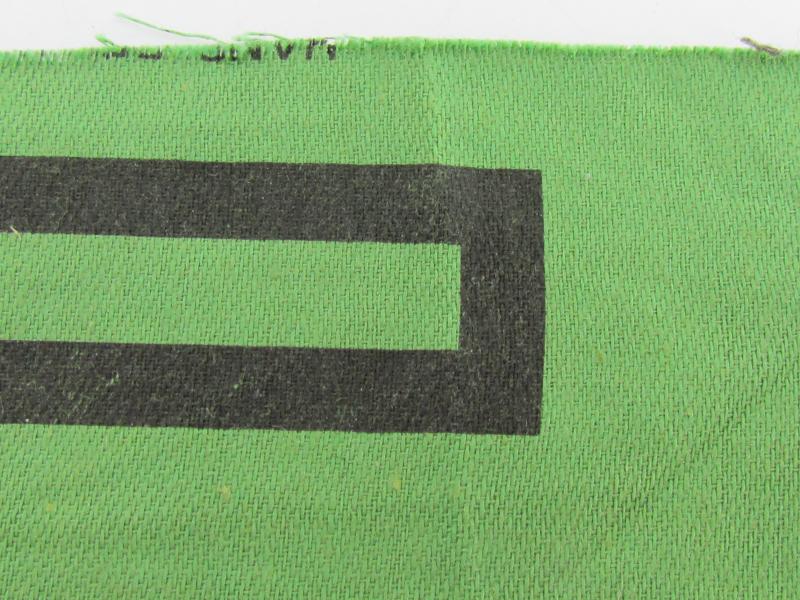 Printed Wehrmacht ( Heer ) camouflage rank patch