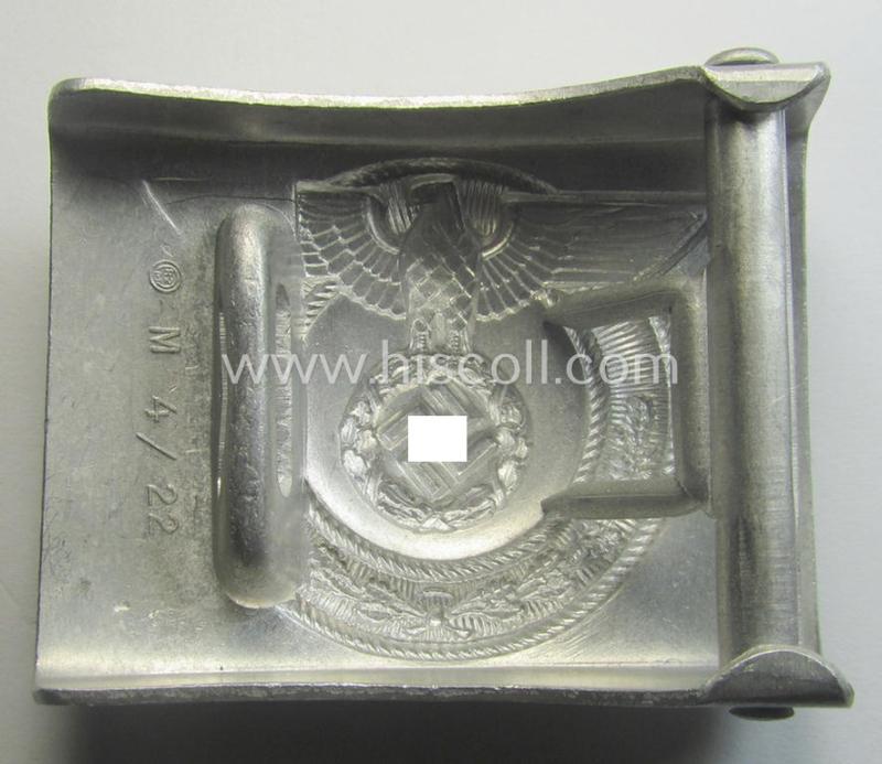 Stunning - and actually rarely encountered! - 'SA-Wehrmannschaften' belt-buckle being a clearly maker- (ie. 'RzM M4/22'-) marked example that comes in an overall wonderful- (ie. 'virtually mint'!-), condition