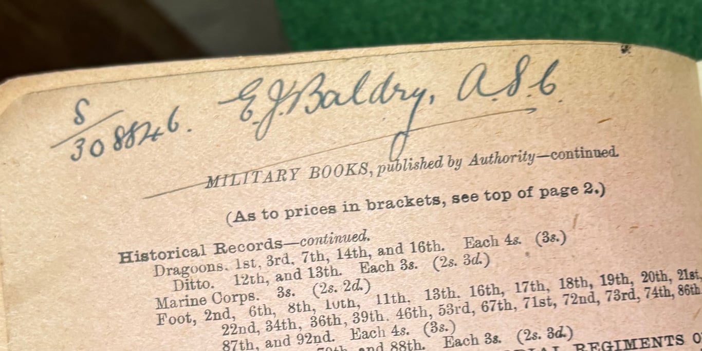 WW1 Army Service Corps Driver's Haversack and Contents