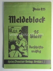 Complete, WH (Heeres ie. LW etc.) 'Dienst'-related 'notebook'...