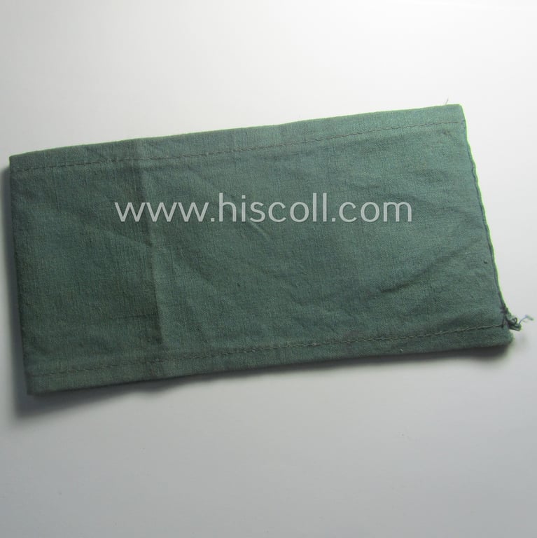 Clearly used - and most certainly not that often seen! - WH (Luftwaffe) related service-armband (ie. 'Armbinde') being of the 'entirely printed'-type showing the printed numeral: '156' (and ink-stamp: 'Brüssels'!)