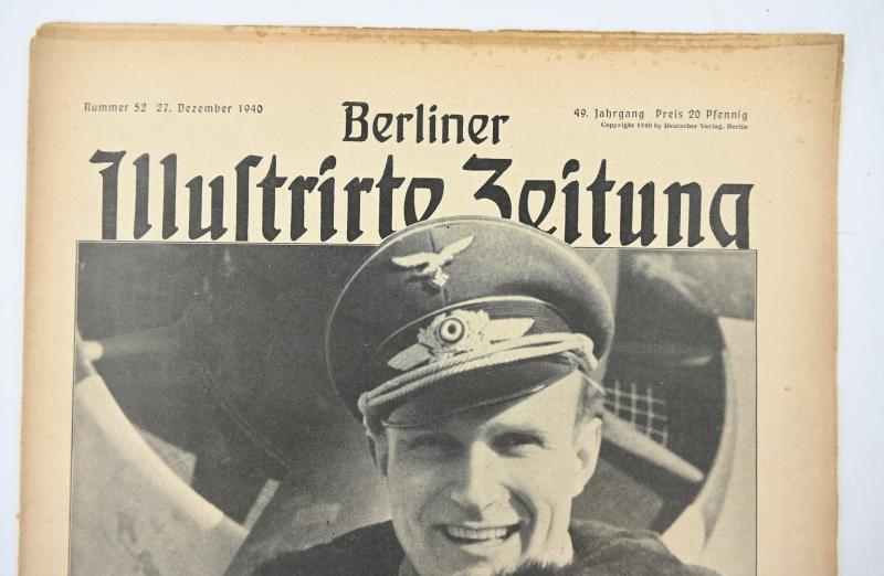 German Berliner Illustrierte Zeitung Newspaper 1940