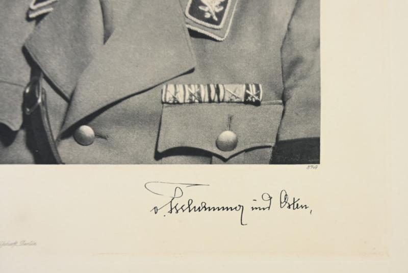 German Third Reich 'Hans von Tschammer Osten' Lithograph by K.J. Böhringer