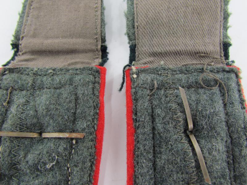 Wehrmacht M36 army (Heer) artillery shoulder boards for a Feldwebel