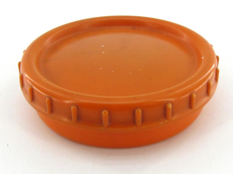 German Orange coloured 'Fettbuchse'