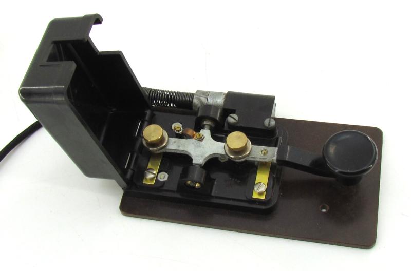 Wehrmacht Morse Code Telegraph Key in Original Box