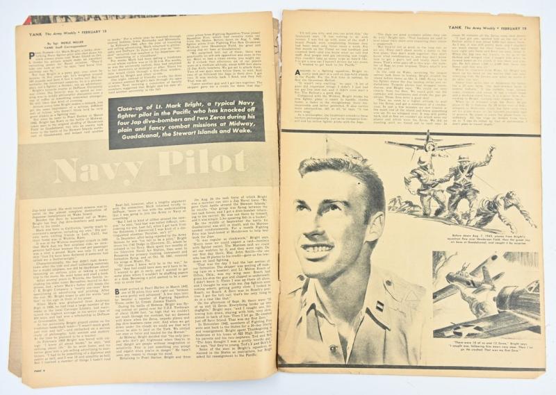 US WW2 Yank Down Under Magazine February 18th 1944