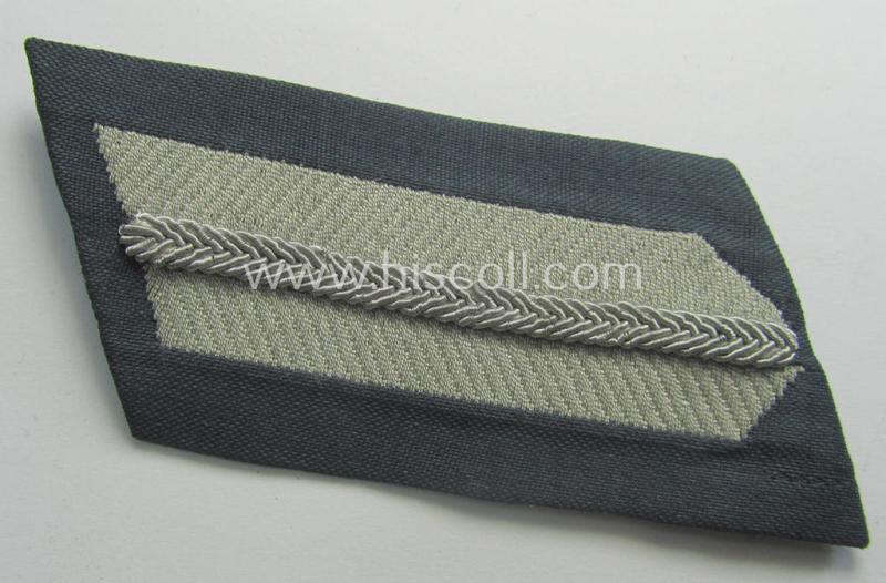 Superb pair of WH (Heeres) - and I deem later-war-pattern! - officers'-type collar-patches (ie. 'Kragenspiegel für Offiziere m. Sonderführer-Dienstgrad') as was intended for an officer who served as a: 'Sonderführer Z'