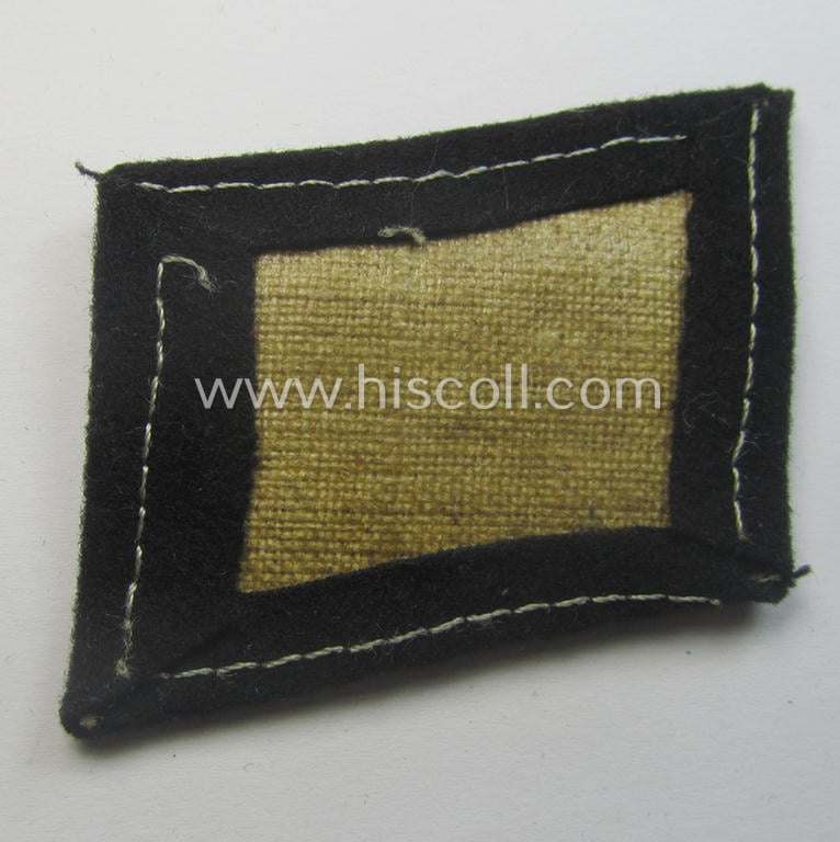 Waffen-SS - so-called: 'RzM-styled' - EM- (ie. NCO-) type collar-tab as was intended for usage by soldiers ie. NCOs of the: '33. Waffen-Grenadier-Division der SS' (ie. also referred to as: "Charlemagne" o. "französische Nr. 1")