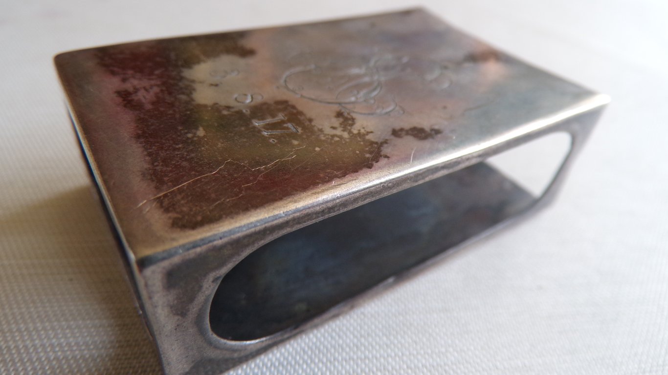 Imperial Silver Plated Matchbox Set
