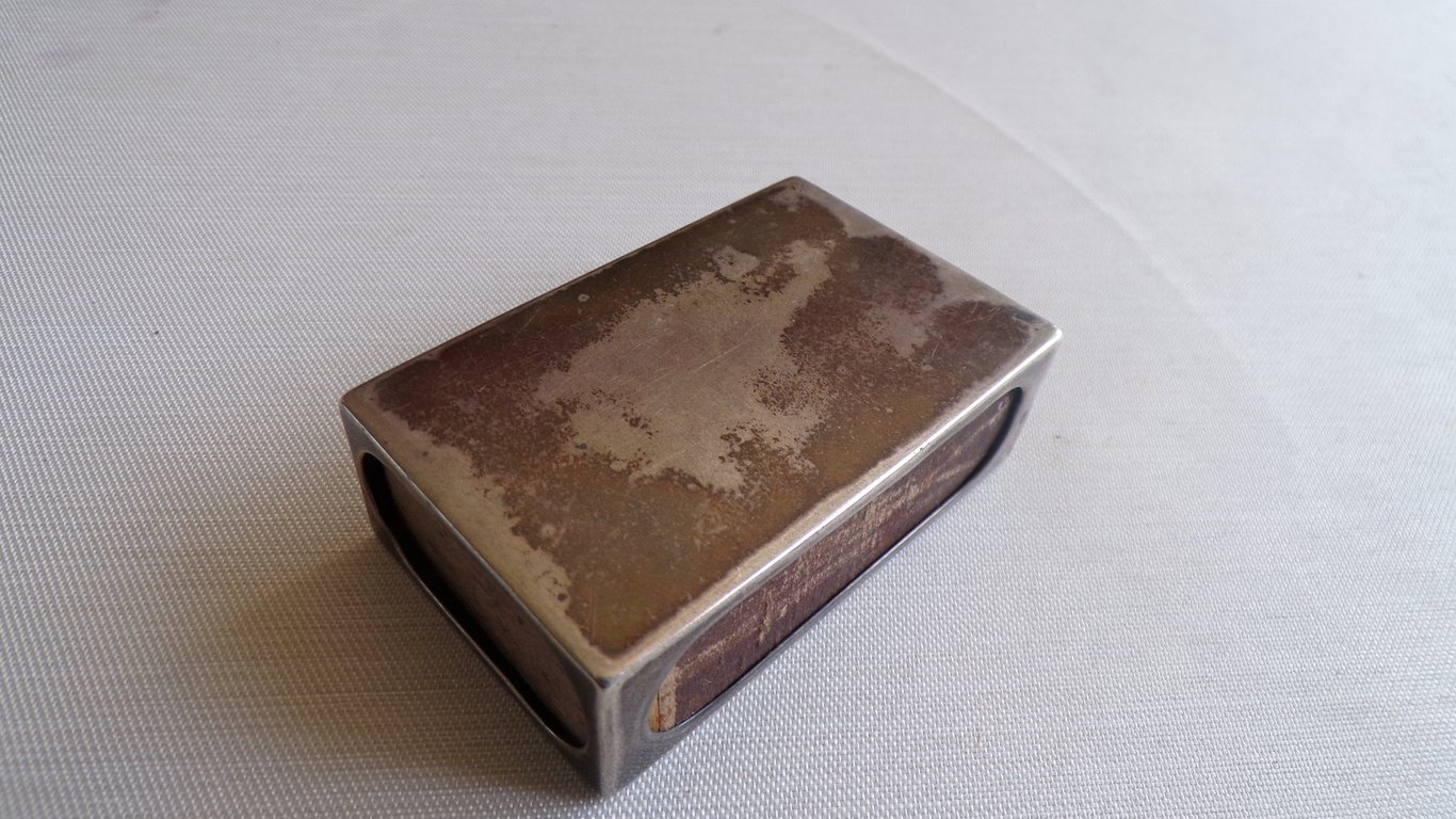Imperial Silver Plated Matchbox Set
