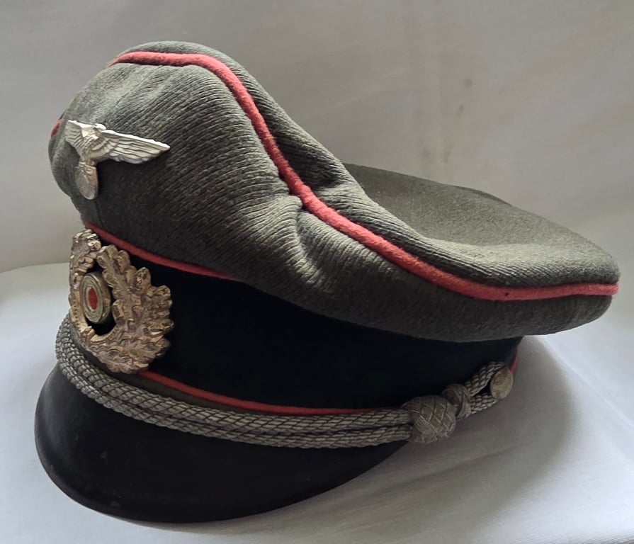 WH Panzer Officers Schirmmütze (Visor) cap