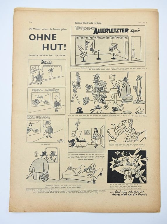 German Berliner Illustrierte Zeitung Newspaper 1942
