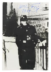 Signature of Waffen-SS KC Recipient 'Willi Fey'