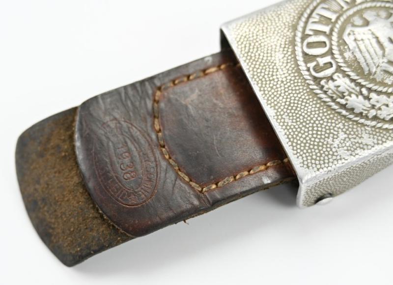 German WH Beltbuckle with Tab 'R.S.&S.'
