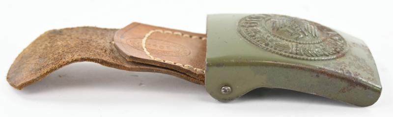 German WH Beltbuckle with Tab 'C.W. Motz 1941'