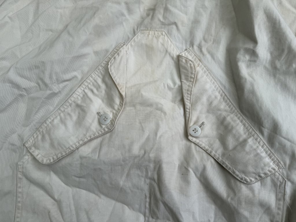 U.S. WWII reversible snow camouflage anorak/parka.