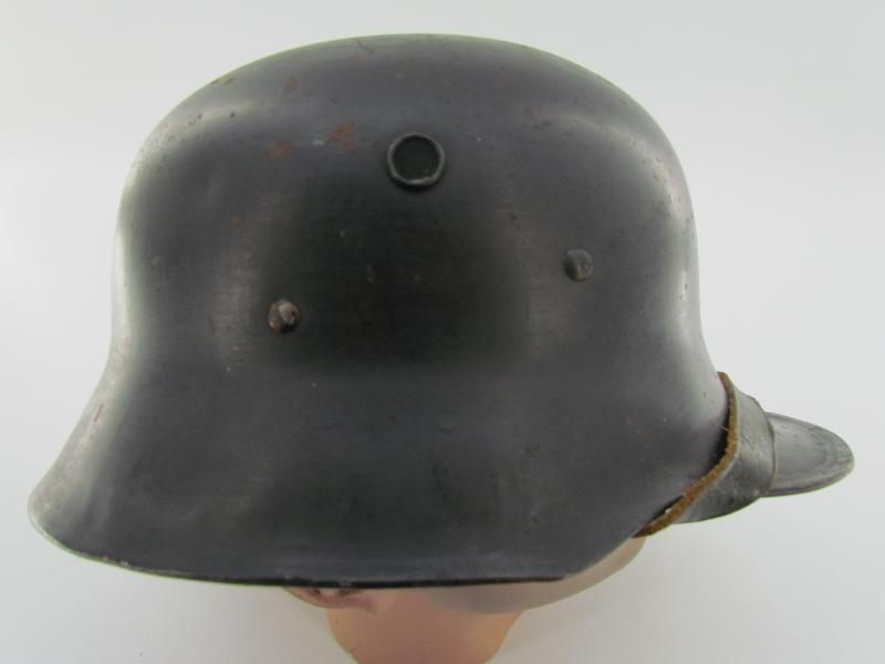 Early 'Himmler style' Helmet with screened vents