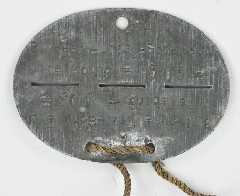 German WH 'Heeres-Unteroffizierschule Ortelsburg' Dog-Tag