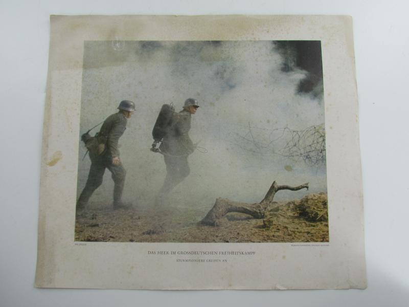 German.Printed Photo,”Das Heer Im Grossdeutschen Freiheitskampf