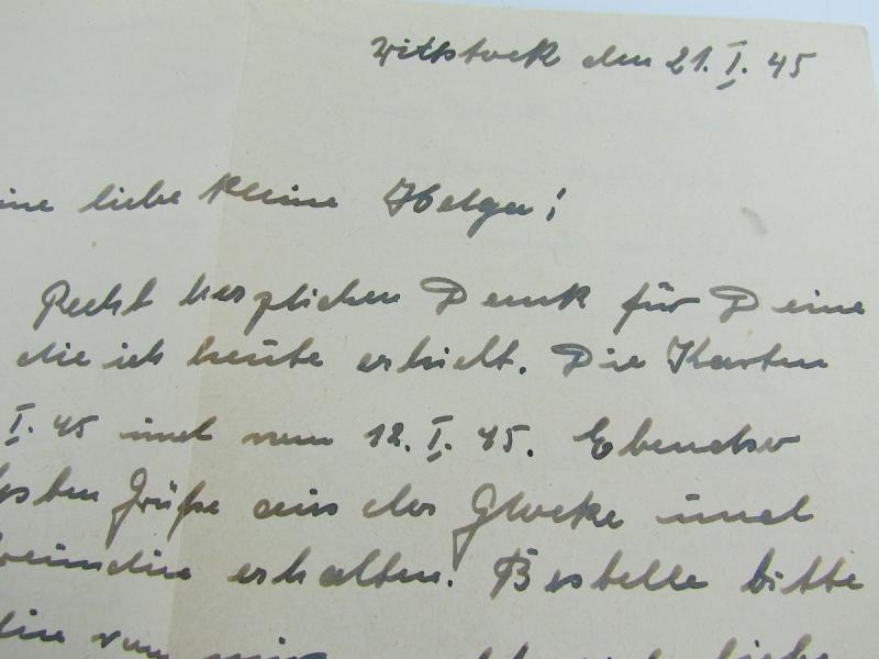 Field Post from Soldier to Family...dated 1945