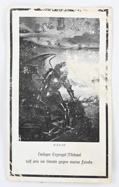 German WH Deathcard 1942